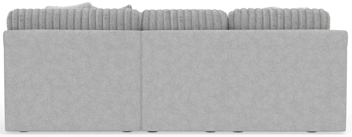 Logan - Upholstered Sectional With Comfort Coil Seating And Accent Pillows Included by Unique Piece Furniture