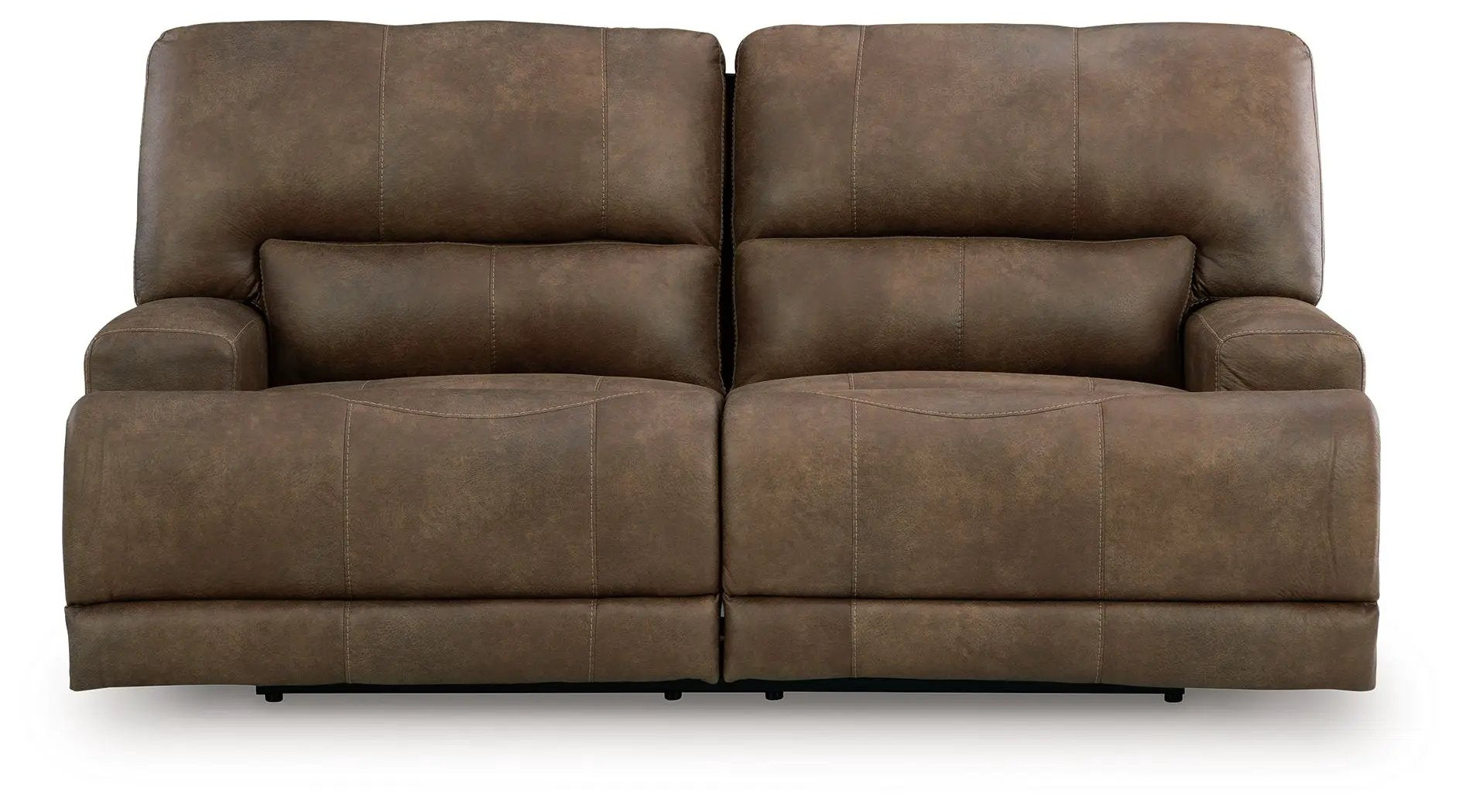 Beckley Place - 2 Seat Power Reclining Sofa With Adjustable Headrest - Earth by Unique Piece Furniture