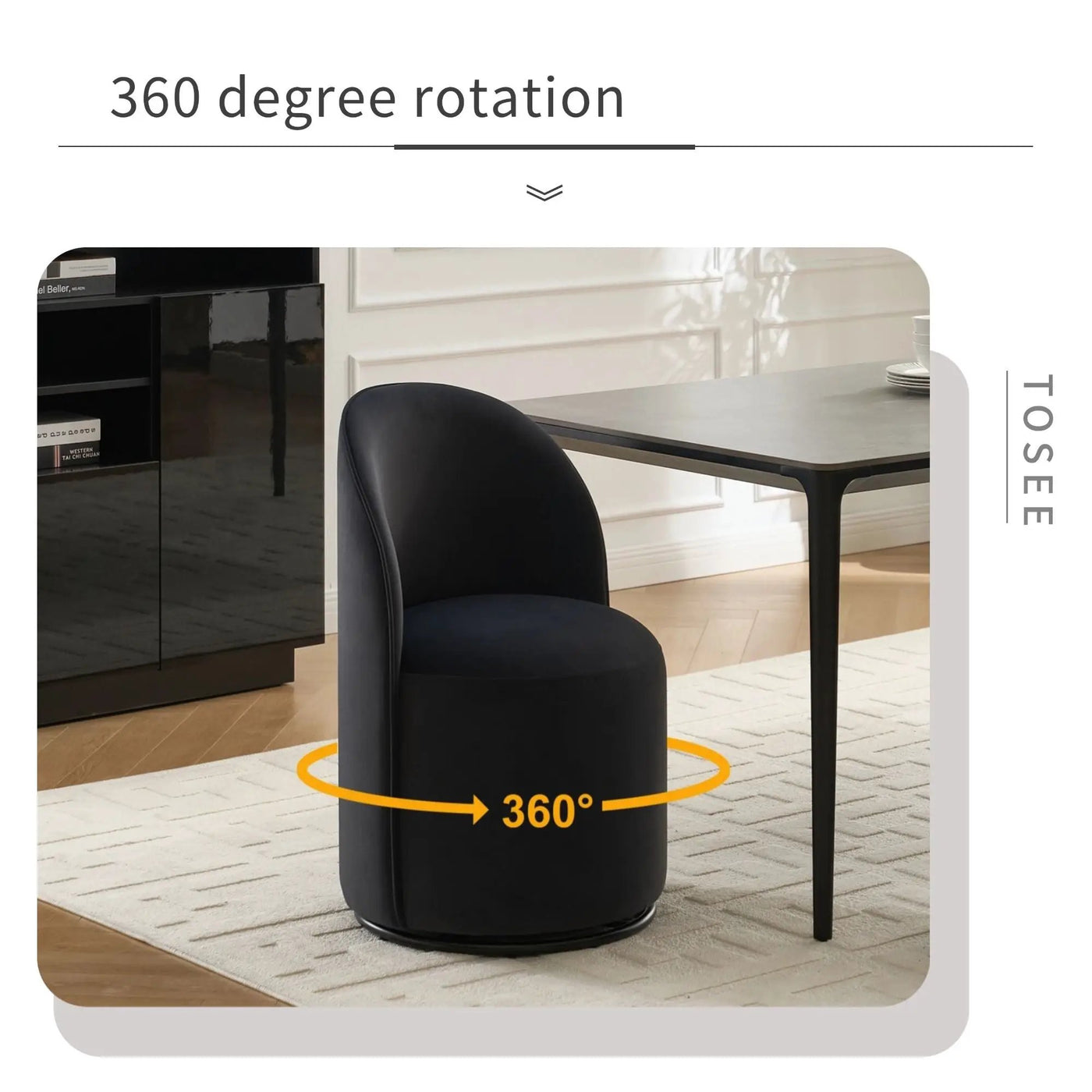 360 Degree Swivel Armless Dining Barrel Chair by HouseOfZazla