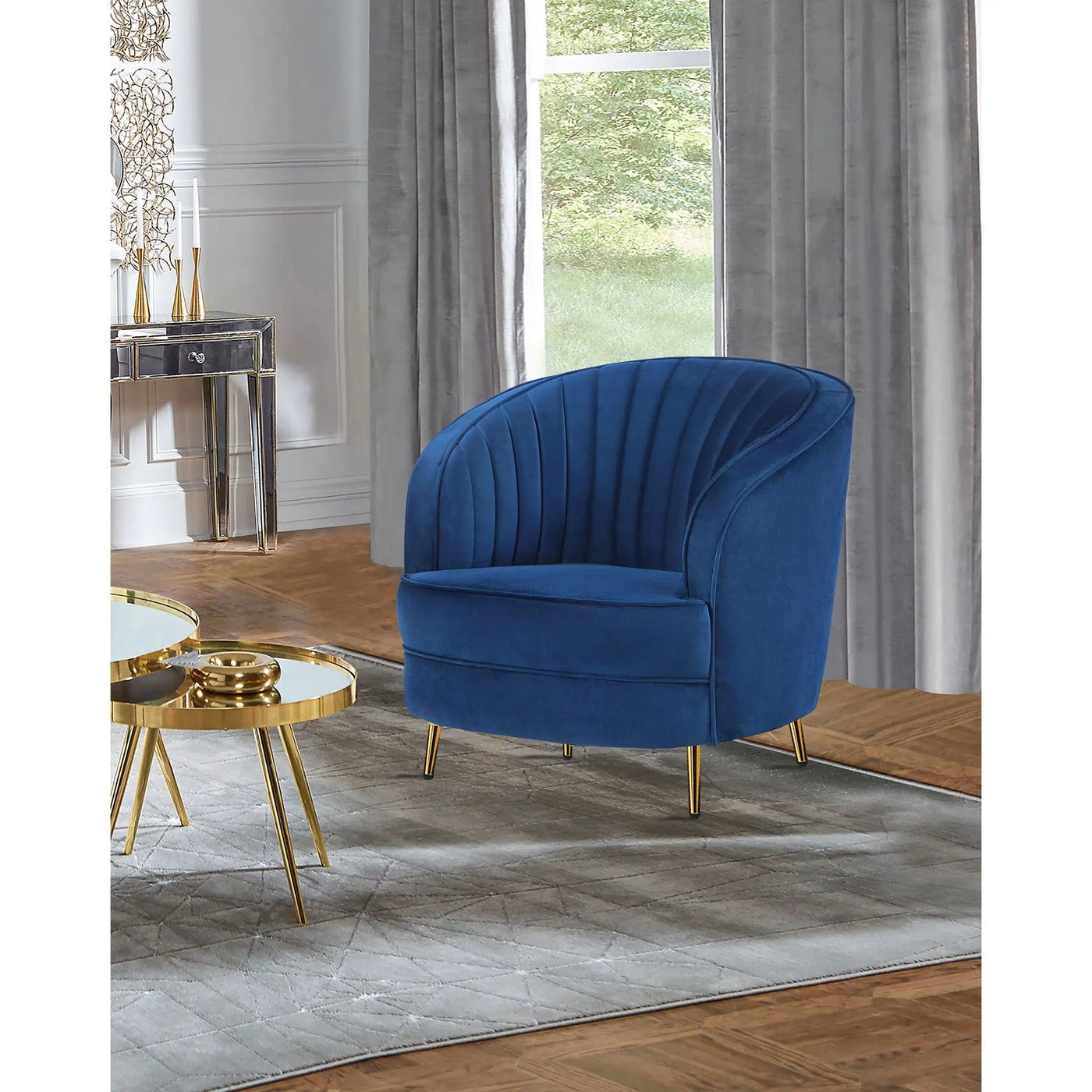 Tufted Upholstered Lounge Seating Chair by HouseOfZazla