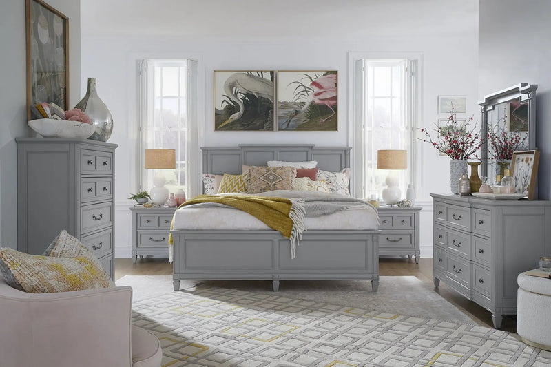 Glenbrook - Landscape Mirror - Pebble by Unique Piece Furniture