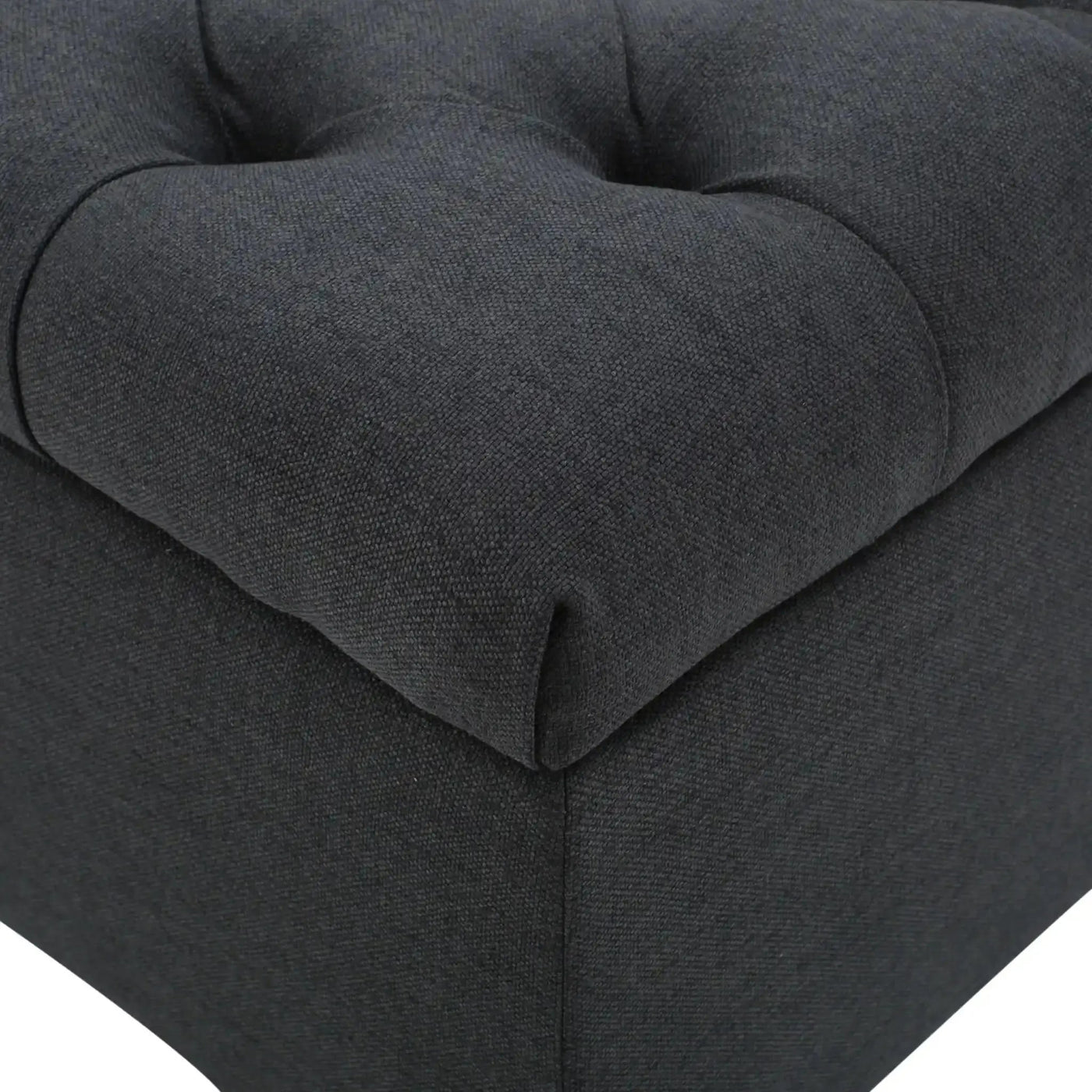 Glouster Contemporary Storage Ottoman with Button Tufted Design by HouseOfZazla
