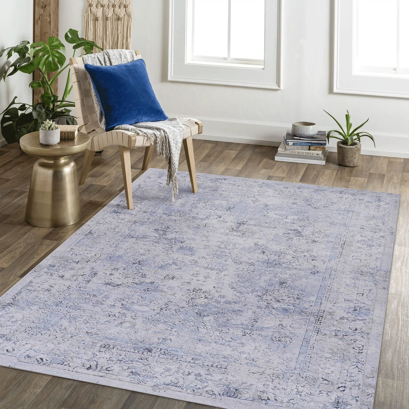 Maval - Area Rug, Washable by HouseOfZazla