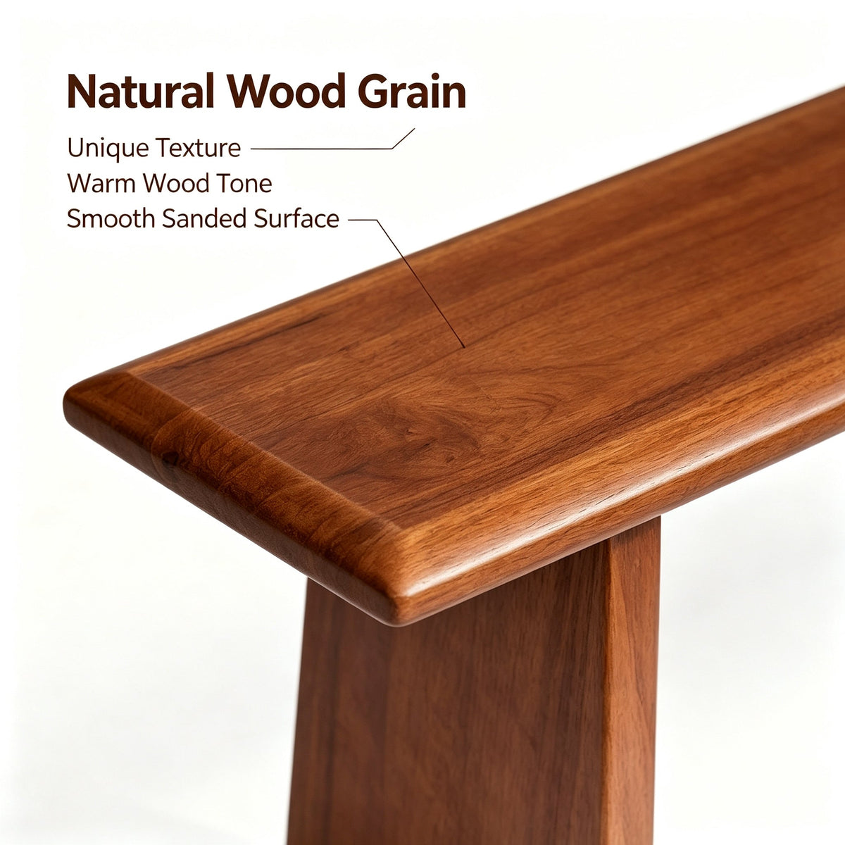 Solid Wood Dining Bench, photo 8 of 10