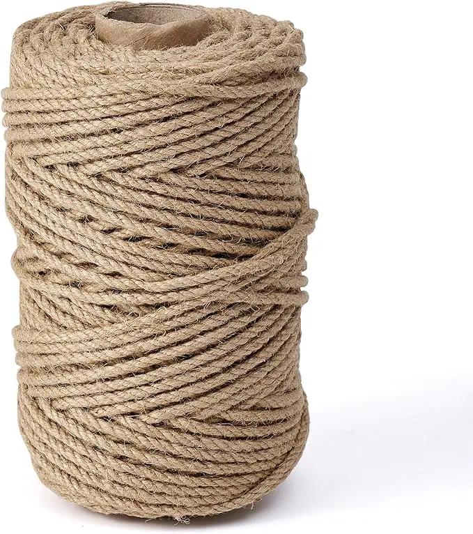 Natural Jute Twine,328 Feet 4mm Hemp Twine Rope for Gift Wrapping Craft Plant Garden Christmas Handmade Arts Decoration Packing String Home Decor by GreenHaven Gardens