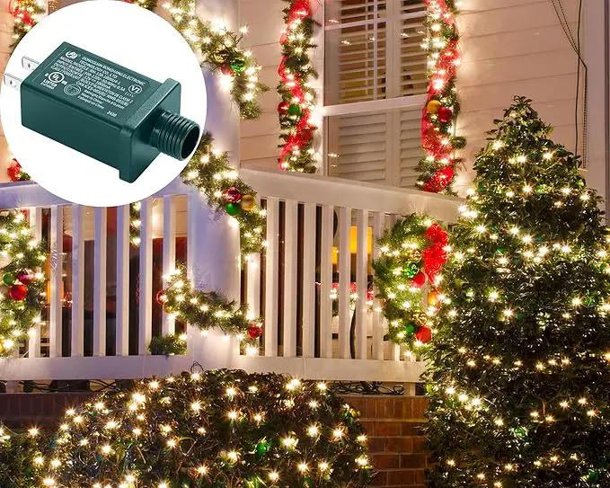 Replacement Yard Inflatable Adapter Power Supply Adaptor - 12V 1.0A 2Pcs - Inflatable Plug Replacement Class 2 Power Supply - Green - for Christmas Tree Light/Thanksgiving Yard Blow Up Decorations by GreenHaven Gardens