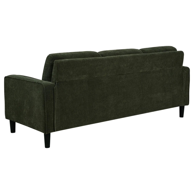 Ruth 3-piece Fabric Upholstered Track Arm Sofa Matcha Green by Unique Piece Furniture