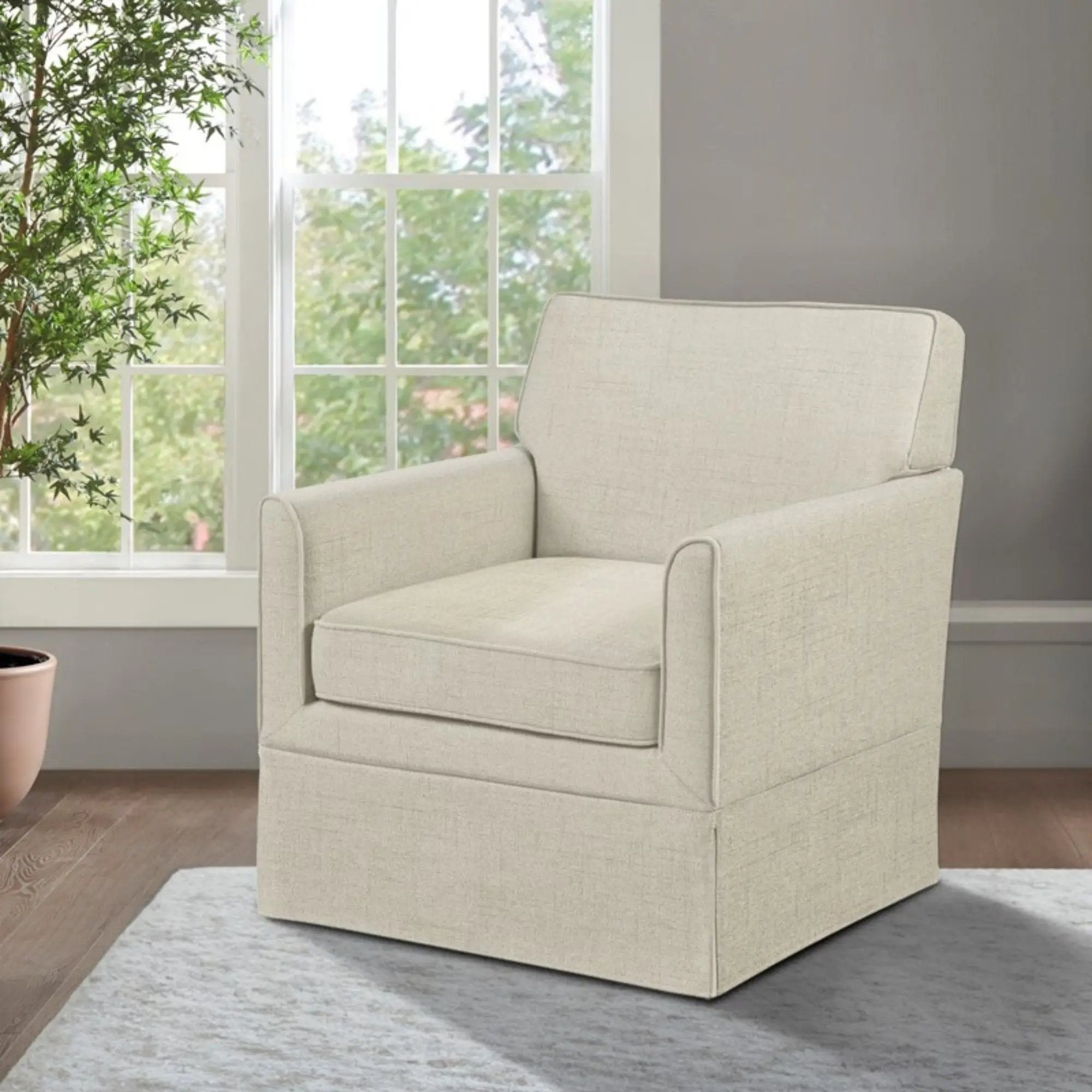 Timeless - Accent Armchair With Classic Track Arm Silhouette And Skirted Base by Unique Piece Furniture