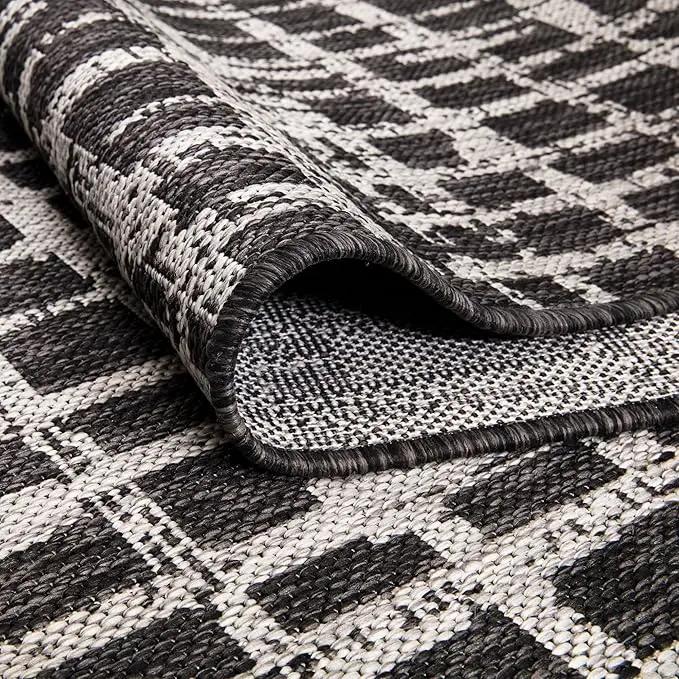 Keen Home Design Outdoor Runner Rug - 2x10 Washable Indoor/Outdoor Rug for Patio, Balcony, Kitchen, Garden, Beach, Deck and Porch. Size: 2'2" x 9'11" by GreenHaven Gardens