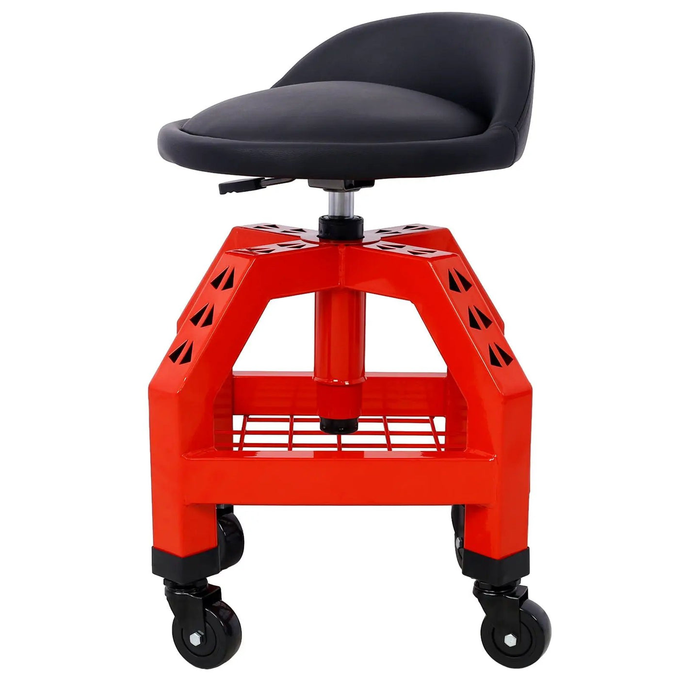 Pneumatic 360 Degree Swivel Stool, Mechanics Rolling Creeper Seat, Heavy Duty Rolling Mechanics Stool, Shop Stool With Casters by HouseOfZazla