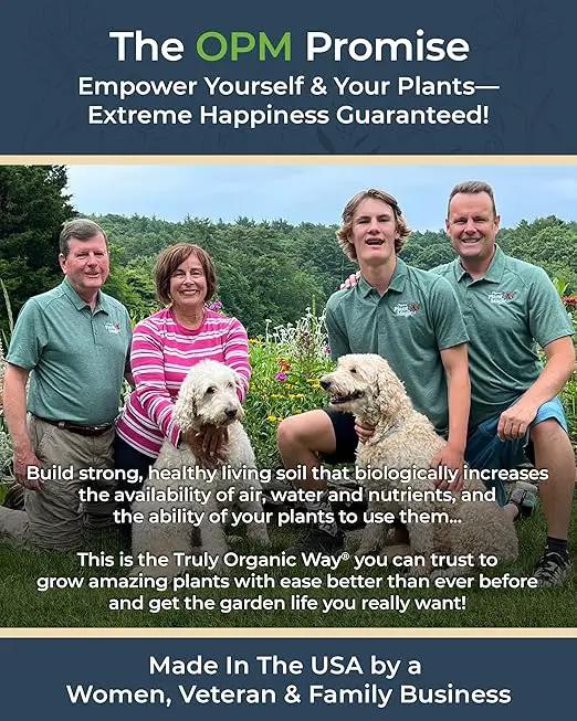 Organic Plant Magic - Truly Organic™ Fast-Acting Water Soluble Plant Food - All-Purpose Fertilizer Concentrate for Flower, Vegetable, Herb, Fruit Tree, Garden & Indoor Houseplants [One 1/2 lb Bag] by GreenHaven Gardens