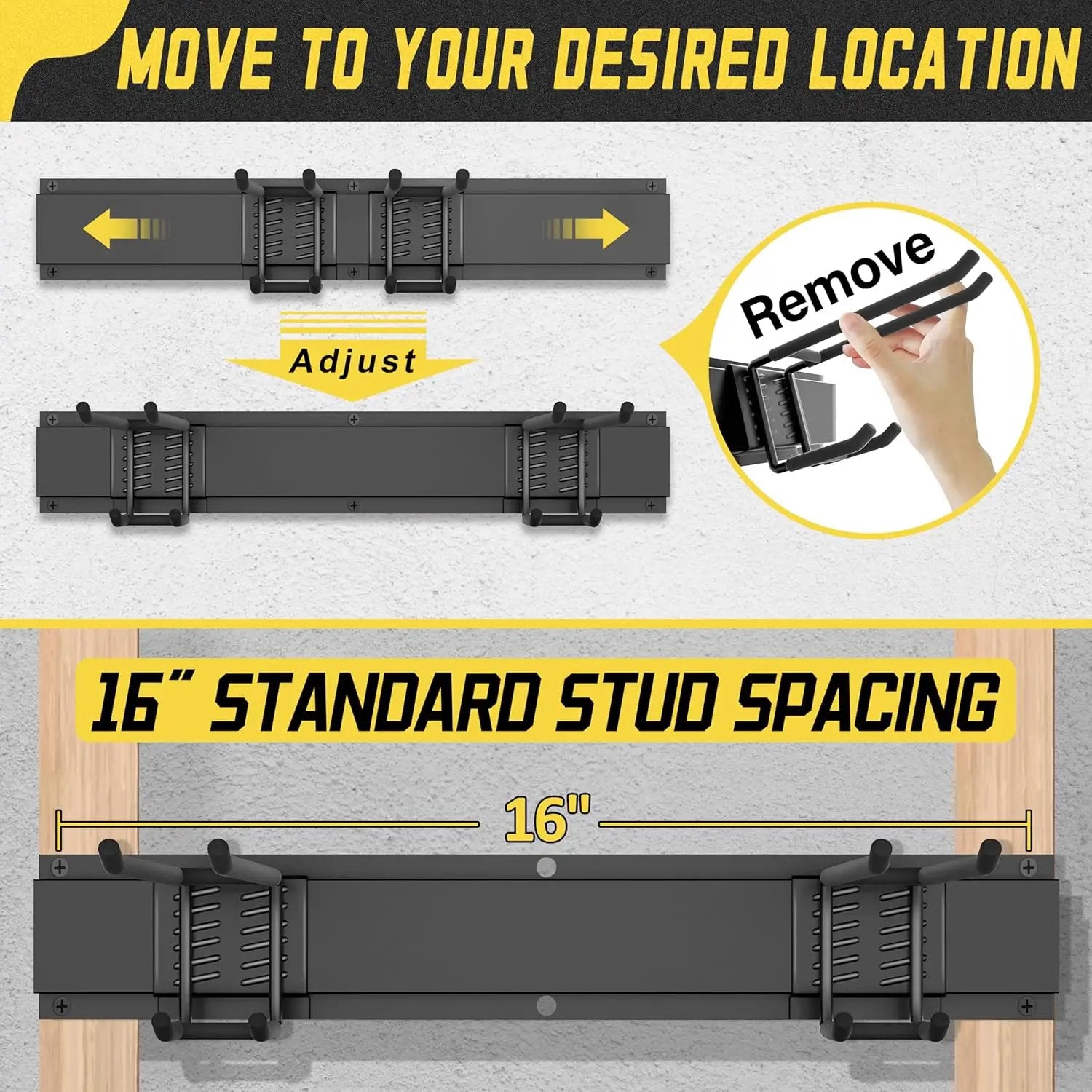 Garage Wall Organizer,21Pack Carries 1200 lbs,Garden Tool Organizer 99in with Large Storage Space,Easy Assembly, Sturdy Design,for Efficient Tool Storage Garage Organization by GreenHaven Gardens
