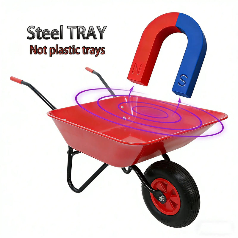 Steel Tray Wheel Barrow Trolley by HouseOfZazla