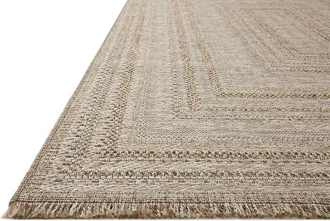 Loloi Dawn Collection Indoor/Outdoor DAW-01 Natural 2'-3" x 10'-0" Runner Rug by GreenHaven Gardens