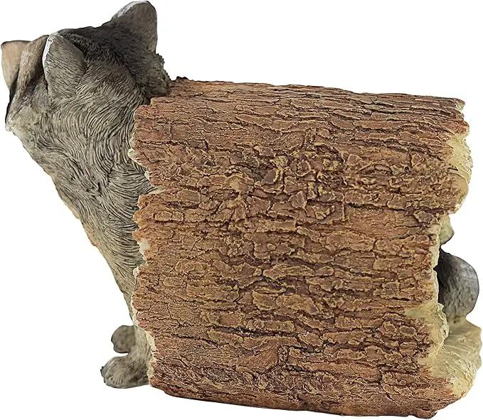 Design Toscano Bandit the Raccoon Indoor/Outdoor Garden Animal Statue, 10 Inch Long, Cast Stone Resin, Full Color Finish by GreenHaven Gardens