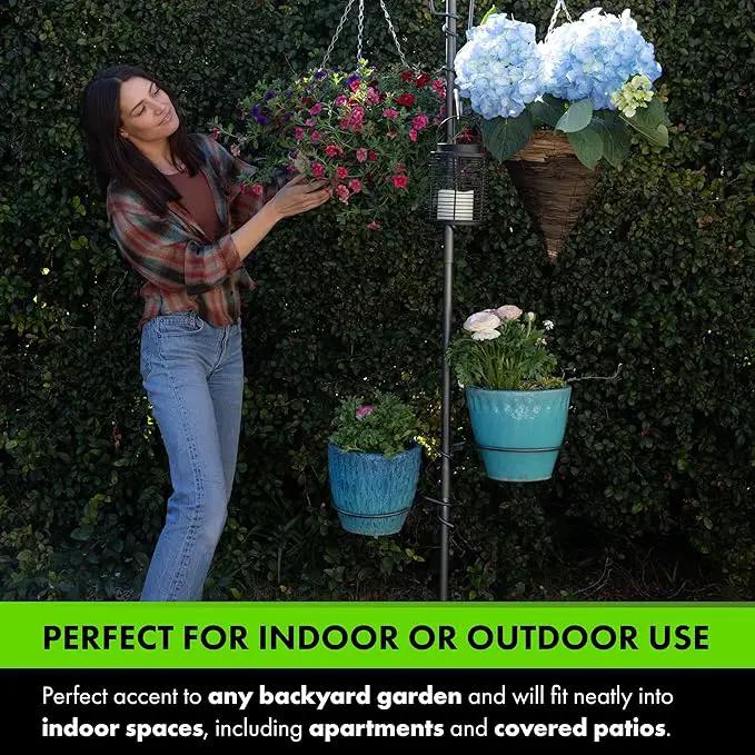 Yard Butler Yard Tree Supplies - Beautiful Home Decor for Garden, Lawn, or Indoors - Perfect for Hanging Plants, Bird Feeders, Laterns, or Wind Chimes, Tree Ring by GreenHaven Gardens