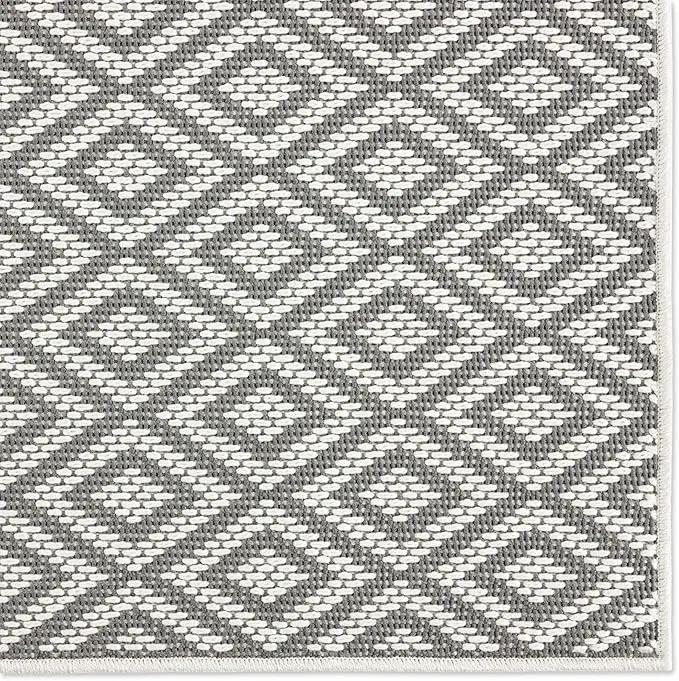 Home Dynamix Tripoli Lydia Geometric Area Rug, Gray/Cream, 6'6"x9'6" Rectangle by GreenHaven Gardens