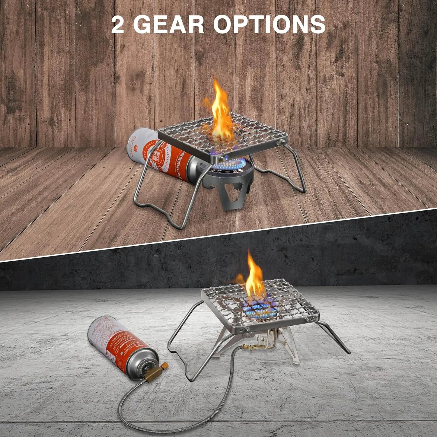 REDCAMP 6" Small Folding Campfire Grill, 304 Stainless Steel Firepit Grill Grate, Heavy Duty Portable Camping Grill with Carrying Bag for Outdoor Cooking Backpacking Hiking Picnics BBQ by GreenHaven Gardens
