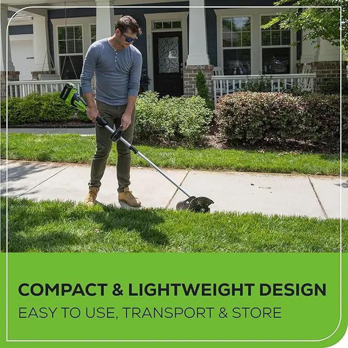 Greenworks 40V 8" Brushless Edger, Battery and Charger Not Included by GreenHaven Gardens