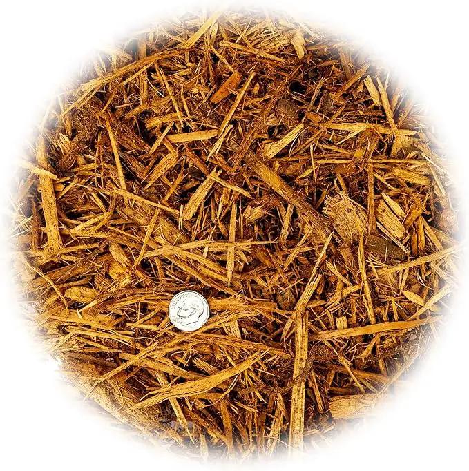 Yellow Mulch - Create a Polished and Professional Outdoor Space - 3 QUARTS by GreenHaven Gardens