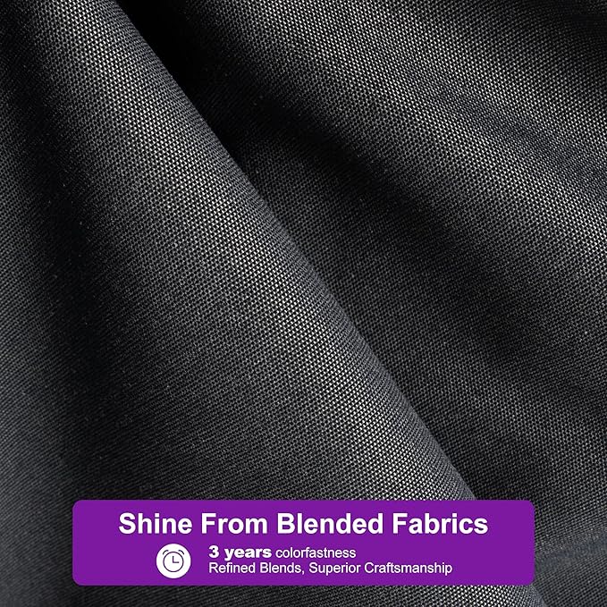 PURPLE LEAF 10' X 13' Patio Umbrella Large Rectangle Outdoor Aluminum Cantilever Umbrella with 3-Year Fade Resistance Recycled Fabric and 360-degree Rotation for Deck Pool Garden, Graphite Grey by GreenHaven Gardens
