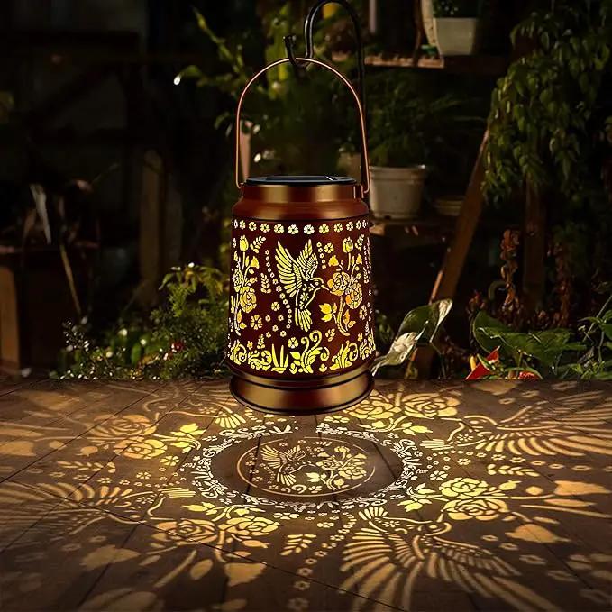 KY&BOSAM Solar Hummingbird Lanterns Outdoor Waterproof,LED 300 Lumens Metal Hanging Outside Lantern Lights Decorative for Yard Backyard Porch Garden Decorations Birthday Gifts for Women Mom Grandma by GreenHaven Gardens