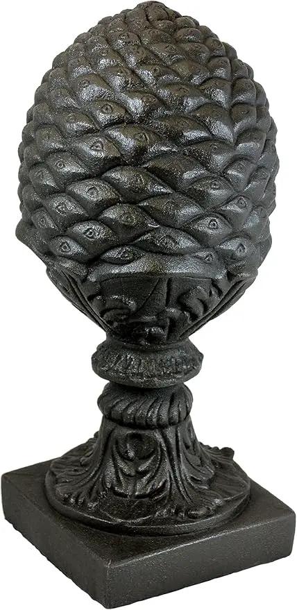 Emsco Group 92255 Pineapple Statue – Natural Appearance – Made of Resin – Lightweight – 23” Height Garden, BRONZE by GreenHaven Gardens