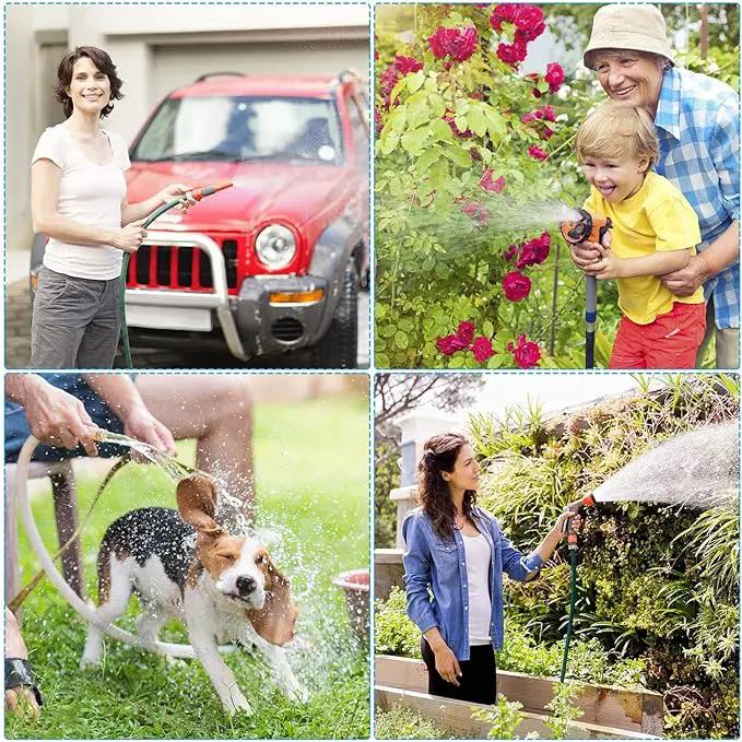 Garden Hose Splitter, 2pcs 3/4" 2 Way Plastic Water Hose Splitter, Garden Hose Connector with Faucet Watering Shut Off for Landscaping, Gardening, Flower Planting, Irrigation by GreenHaven Gardens