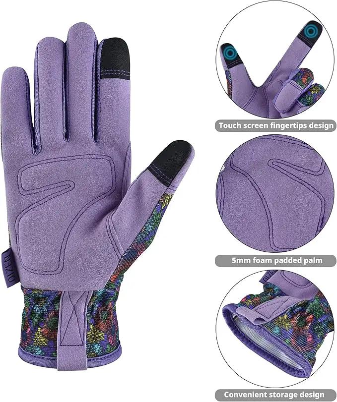 Gardening Gloves for Women and Men,Garden Gloves with Touch Screen, Thorn Proof Puncture Resistant Working Gloves, Gardening Gifts for Women, Size Small by GreenHaven Gardens