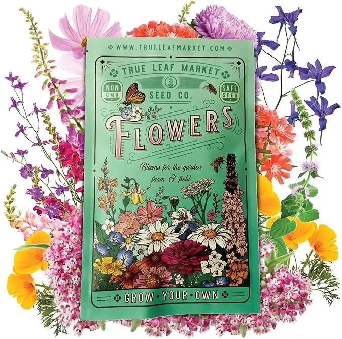 Pollinator Wildflower Seeds Bulk – 5 lb, 3.2 Million+ Seeds – 23 Variety Mix for Hummingbirds & Butterflies – Non-GMO Annual & Perennial Flower Seed for Planting by GreenHaven Gardens