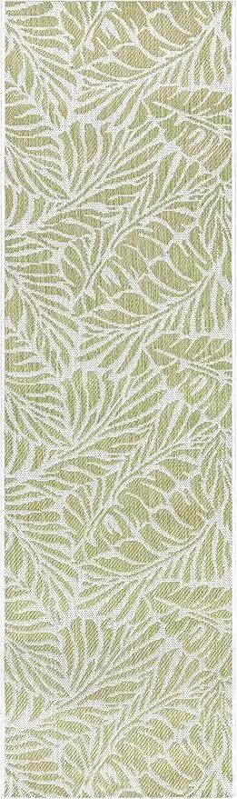 Keen Home Design Terrace Outdoor Runner Rug - 2x12 Washable Indoor/Outdoor Rug for Patio, Kitchen, Balcony, Beach, Garden, Deck and Porch, Size: 2'2"x11'10" by GreenHaven Gardens