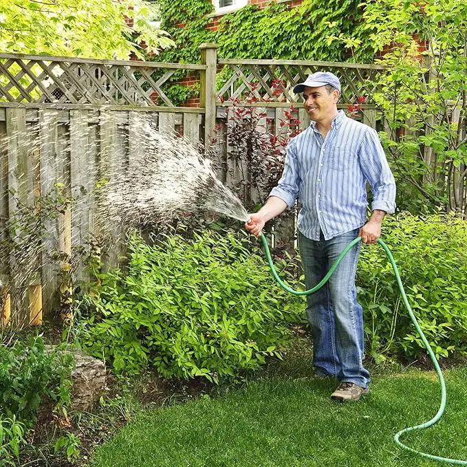 3/8" x 1/2" Braided Clear Plastic PVC Tubing 10ft High Pressure Flexible Reinforced Vinyl Tube, [for Garden Irrigation, Water Hose, Fish Tank, Water Transfer] - 9.5x12.7mm by GreenHaven Gardens