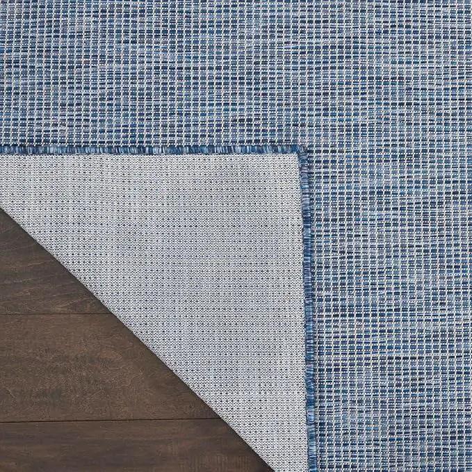 Nourison Positano Indoor-Outdoor Navy Blue 8' x 10' Area Rug, Easy Cleaning, Non Shedding, Bed Room, Living Room, Dining Room, Backyard, Deck, Patio (8x10) by GreenHaven Gardens