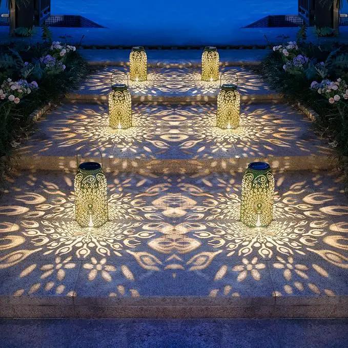 Homeimpro Outdoor Solar Lanterns Waterproof Peacock Gardening Gifts for Women, Big Solar Garden Decor, Yard Art, Outside, Patio, Birthday Mothers' Day Gifts Mom Grandma (2Pack, Antique Green) by GreenHaven Gardens