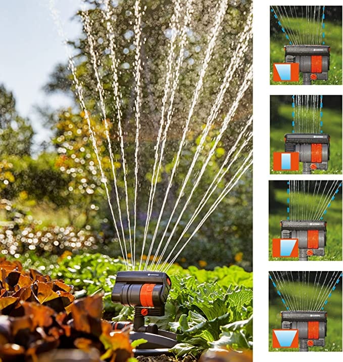 AquaZoom compact, oscillating sprinkler with metal spike, covers up to 2,300 sq. ft., photo 3 of 3