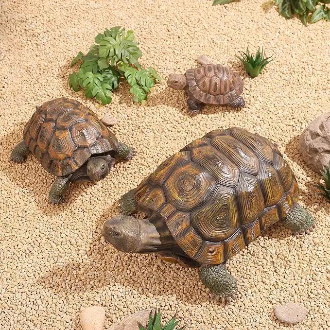 Turtle Statue, Resin Garden Sculpture Indoor/Outdoor Yard Lawn Ornament,Home Decor (Medium) by GreenHaven Gardens