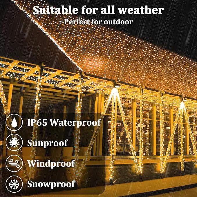 2-Pack 200FT Solar String Lights for Outside, 600 LED Extra-Bright Solar Light Outdoor with 19 Modes & Timer, Waterproof Fairy Solar Lights for Garden Patio Tree Christmas Decorations (Warm White) by GreenHaven Gardens