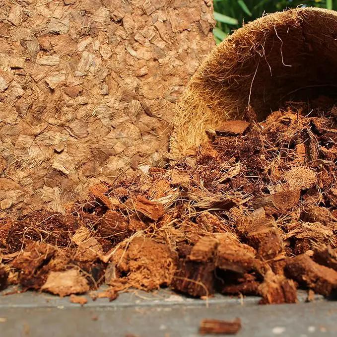 Organic Coco Chips for Plants (40lbs) - Coco Coir Chips - Coconut Husk Chips for Potting Soil, Garden Soil, & Seed Starter Soil - Coconut Mulch for Garden - Compressed Coconut Chips for Plants by GreenHaven Gardens