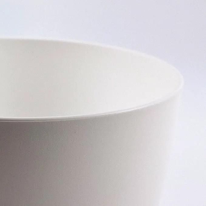 Plant Pots 12/10/9 inch Set of 3, Self Watering Flower Pots Indoor Outdoor, Planters with Drainage Hole Saucer Reservoir, White by GreenHaven Gardens