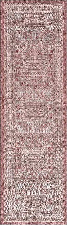 Keen Home Design Terrace Outdoor Runner Rug - 2x10 Washable Indoor/Outdoor Rug for Patio, Kitchen, Balcony, Beach, Garden, Deck and Porch, Size: 2'2"x9'11" by GreenHaven Gardens