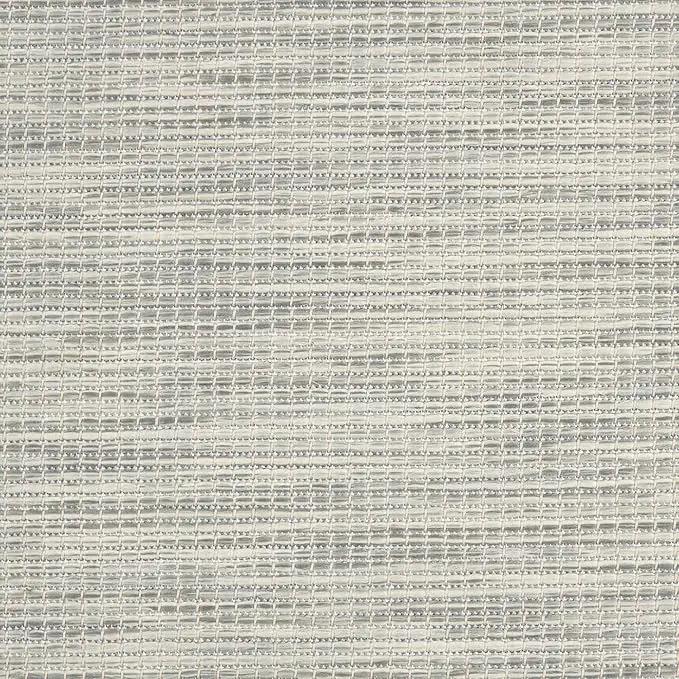 Nourison Home Positano 9' x 12' Light Grey Modern Indoor/Outdoor Rug Polypropylene by GreenHaven Gardens