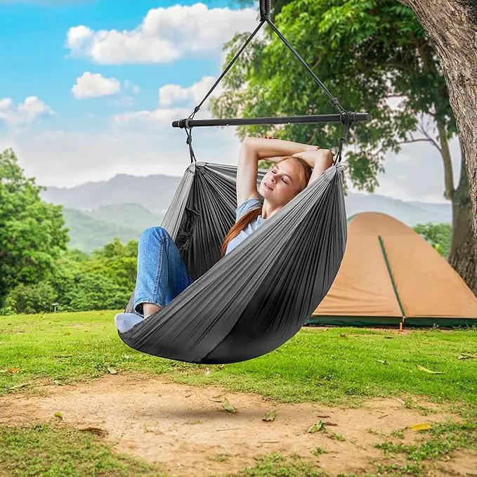 Sorbus Hanging Hammock Chair - Tree Pod Sensory Swing - Outdoor Camping Cacoon Chair - Collapsible and Lightweight Swings - Swinging Rocker Chairs for Camp, Travel, Hiking, Tent, Porch (500 lb Max) by GreenHaven Gardens