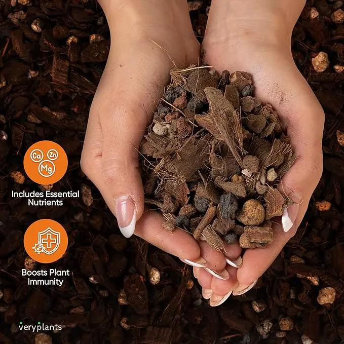 Molly's Orchid Mix - Premium Soilless Potting Mix for Orchids - Contains Bark, Coco Chips, Akadama, Pumice, Lava Rock 3 Dry Quarts by GreenHaven Gardens