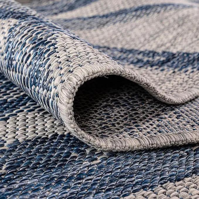 Keen Home Design Terrace Outdoor Area Rug - 6x9 Washable Indoor/Outdoor Rug for Patio, Kitchen, Balcony, Beach, Garden, Deck and Porch, Size: 6'x8'10" by GreenHaven Gardens