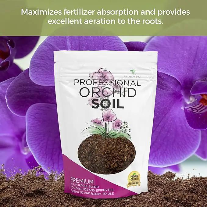 Large Bag Orchid Soil Premium All Purpose Blend | Ready to Use for Orchids, Bromeliads, Epiphytic Plants | Lava, Calcined Clay and Pinebark | Extra Large 8.2 Quarts | Made in USA by GreenHaven Gardens