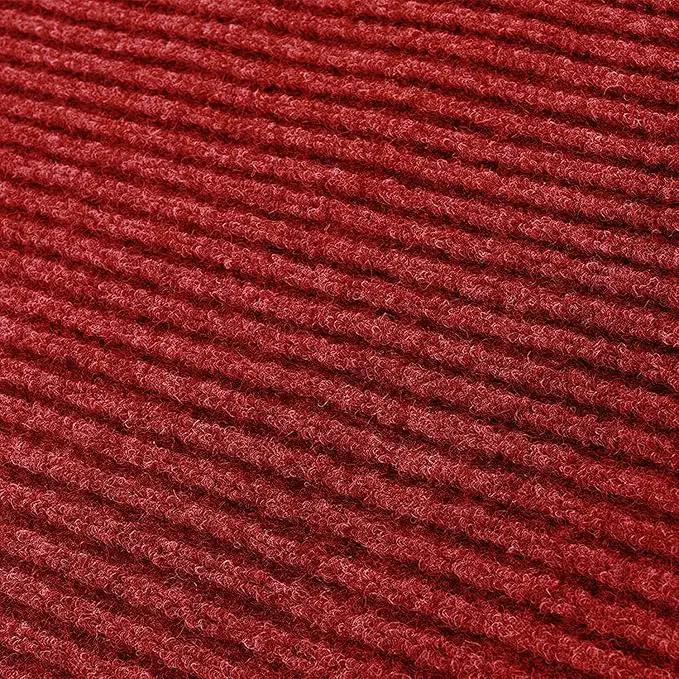 Profile Rubber Door Mat, 72x48inch, Heavy Duty, Entrance Doormat, Indoor and Outdoor, Waterproof, Easy Clean Shoe Scraper, Home Rug Welcome Mats for Entryway, Patio, Porch(Red) by GreenHaven Gardens