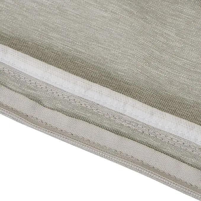 Classic Accessories Montlake Water-Resistant 21 x 20 x 4 Inch Patio Lounge Back Cushion, Heather Grey, Outdoor Loveseat Cushions by GreenHaven Gardens