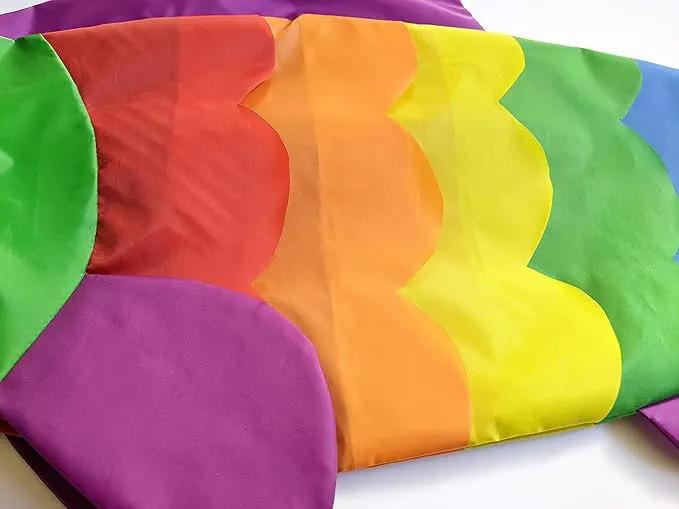 Madrona Brands Rainbow Fish Windsock | Durable Outdoor Hanging Decoration | Yard, Garden, Boat, Home and More | 40-Inch by GreenHaven Gardens