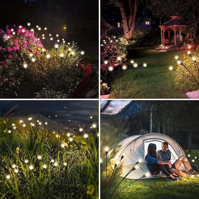Solar Lights Outdoor Decoration, Waterproof Xmas Outdoor Lights Decor for Yard, Patio, Garden, and Front Porch, 80 LEDs Swing with The Wind (8 Pack, Warm White) by GreenHaven Gardens