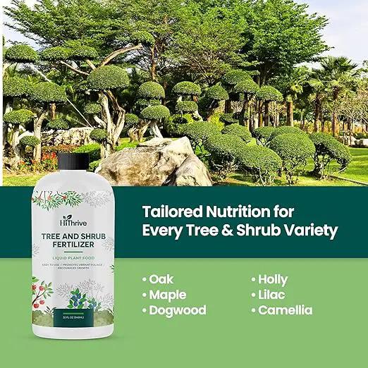 32oz Tree and Shrub Plant Food - Makes 32 Gallons of Tree and Shrub Fertilizer, Liquid Plant Fertilizer for Healthy Roots, Foliage & Year-Round Growth, Nutrient-Rich Formula for All Trees & Shrubs by GreenHaven Gardens